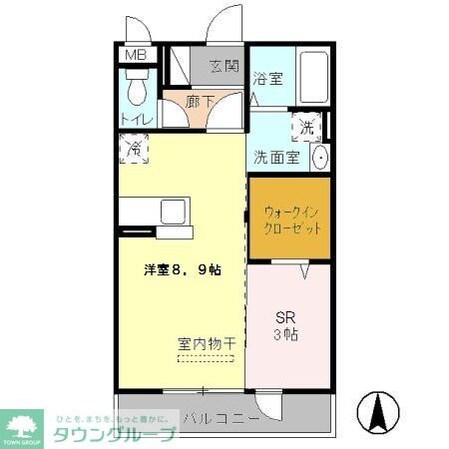 トレビナ与野本町の物件間取画像